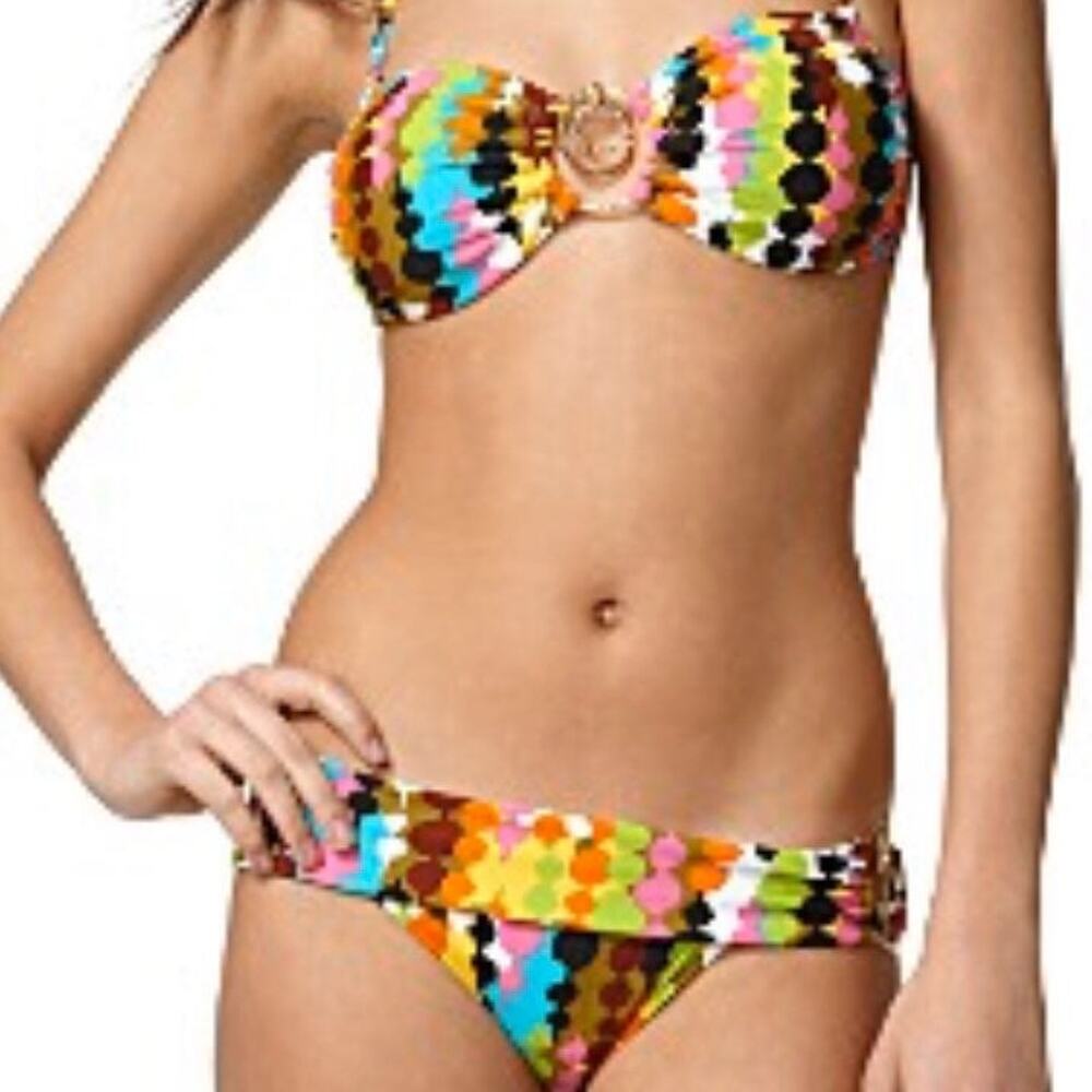 Trina Turk 2 Piece Colorful Bathing Suit